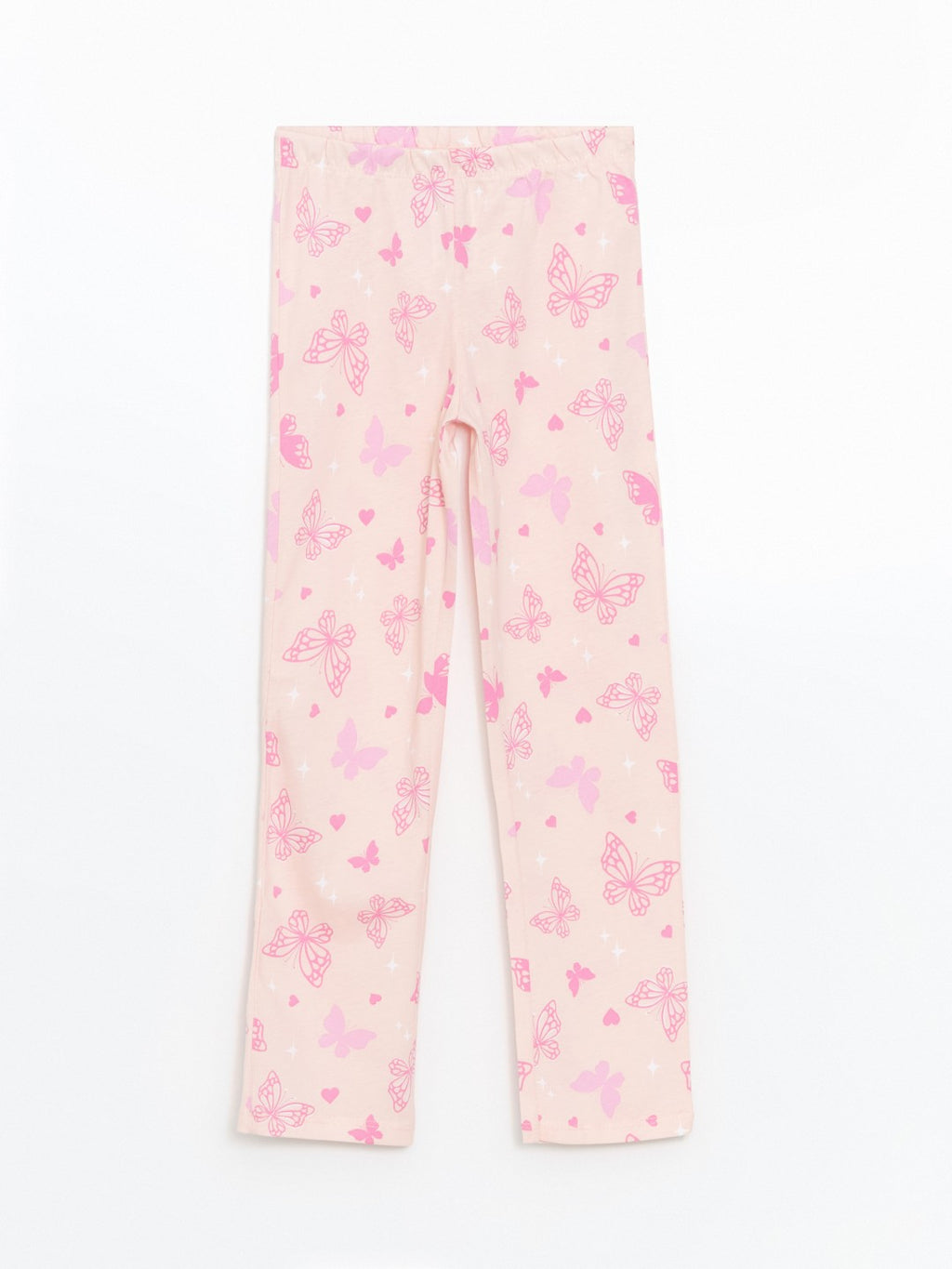 LCW Kids Crew Neck Girls Pajama Set