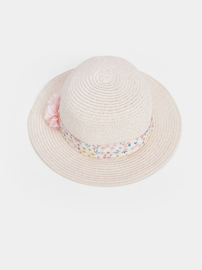 LCW Baby Flower Baby Girl Straw Hat Main Image