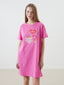 LCW Young Crew Neck Printed Women Nightgown
