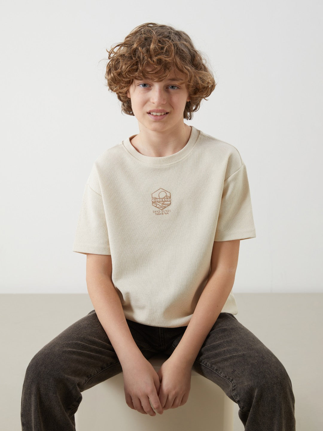 LCW Kids Crew Neck Boy T-Shirt