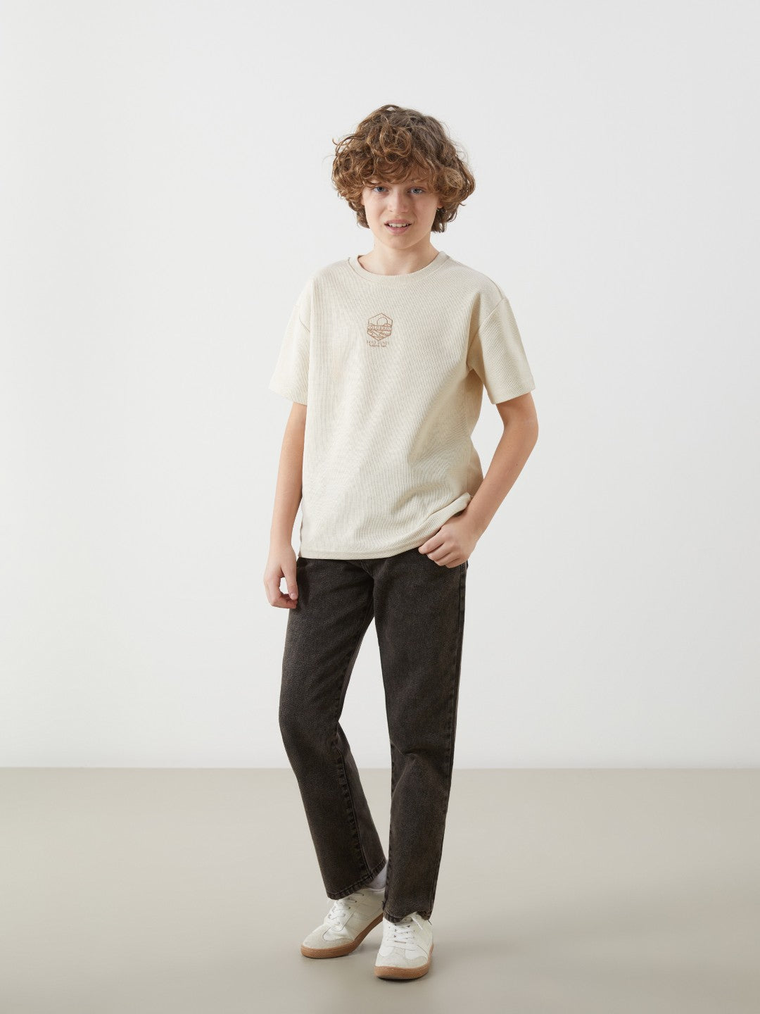 LCW Kids Crew Neck Boy T-Shirt