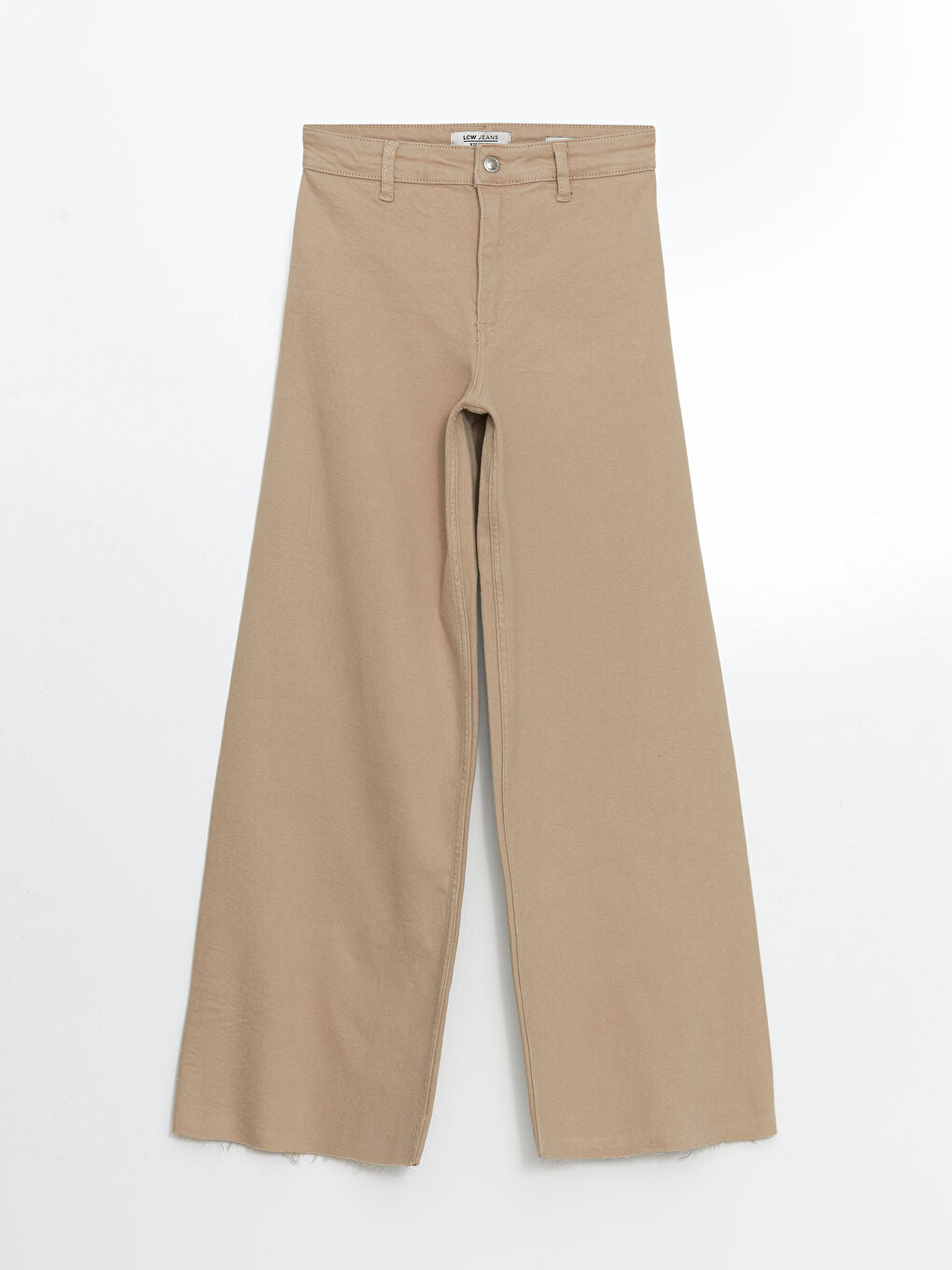 LCW Jeans Beige Wideleg Women Jeans