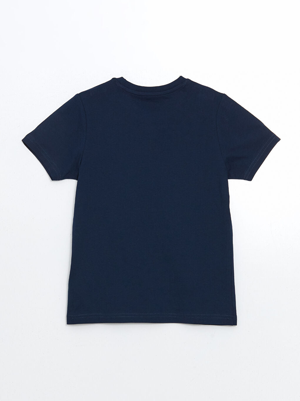 LCW Kids Navy Blue Crew Neck Boys Pajama Set