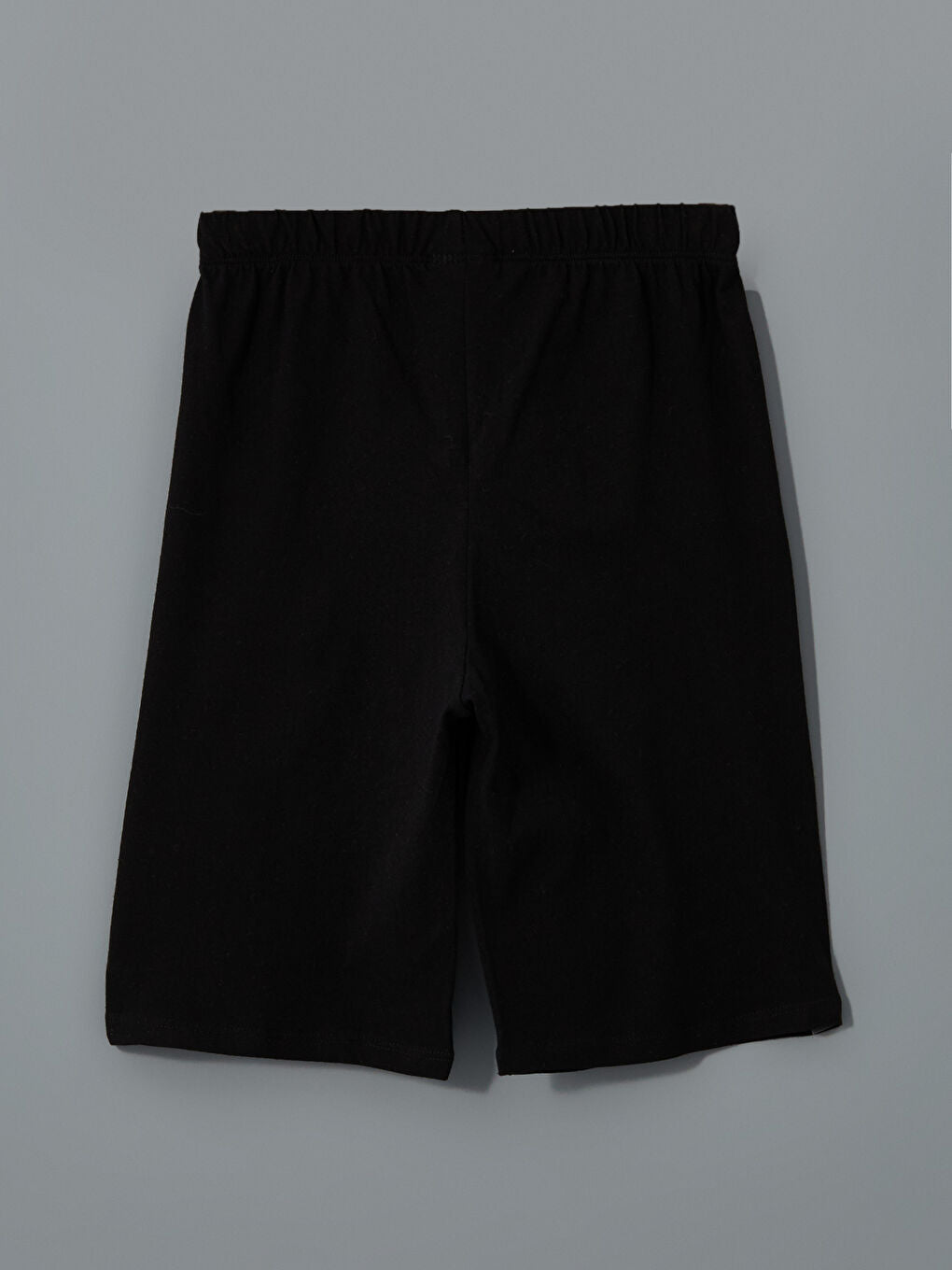 LCW Kids White Crew Neck Boy Shorts Pajama Set