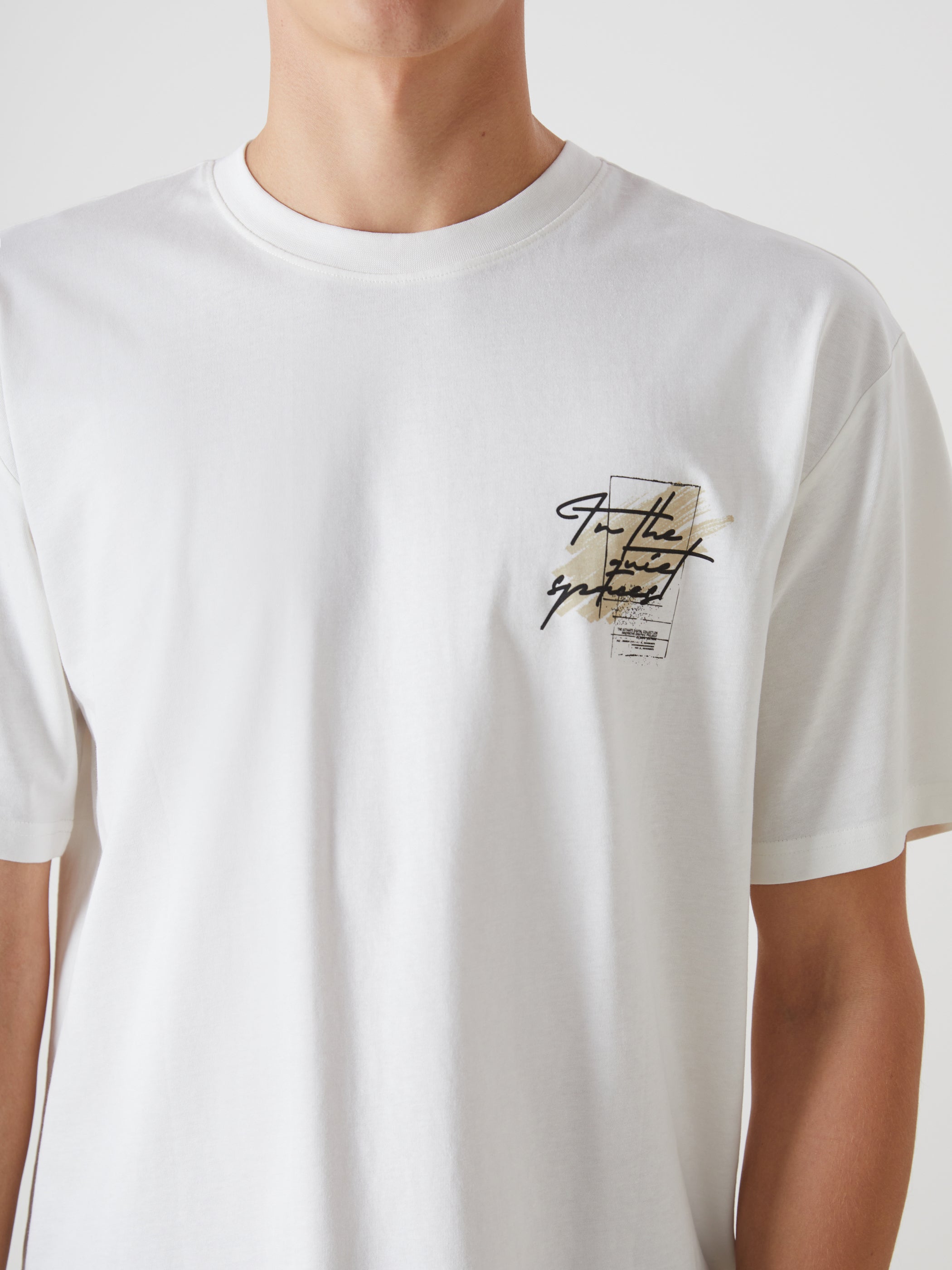 Xside- Crew Neck Printed Men T-Shirt