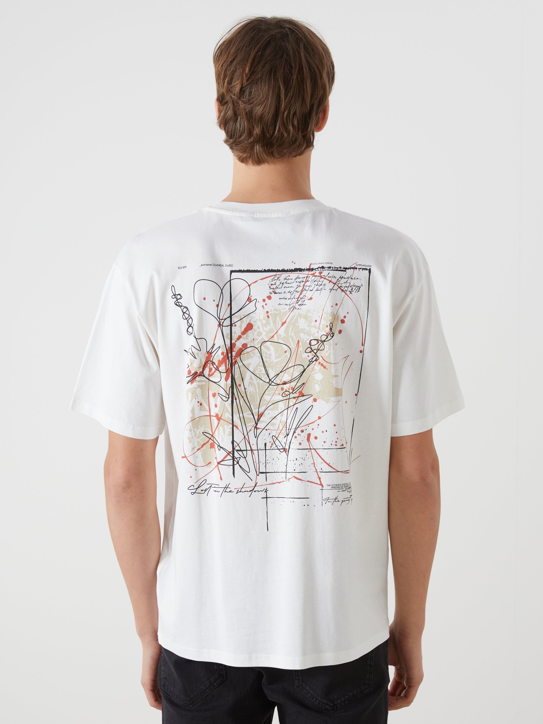 Xside- Crew Neck Printed Men T-Shirt