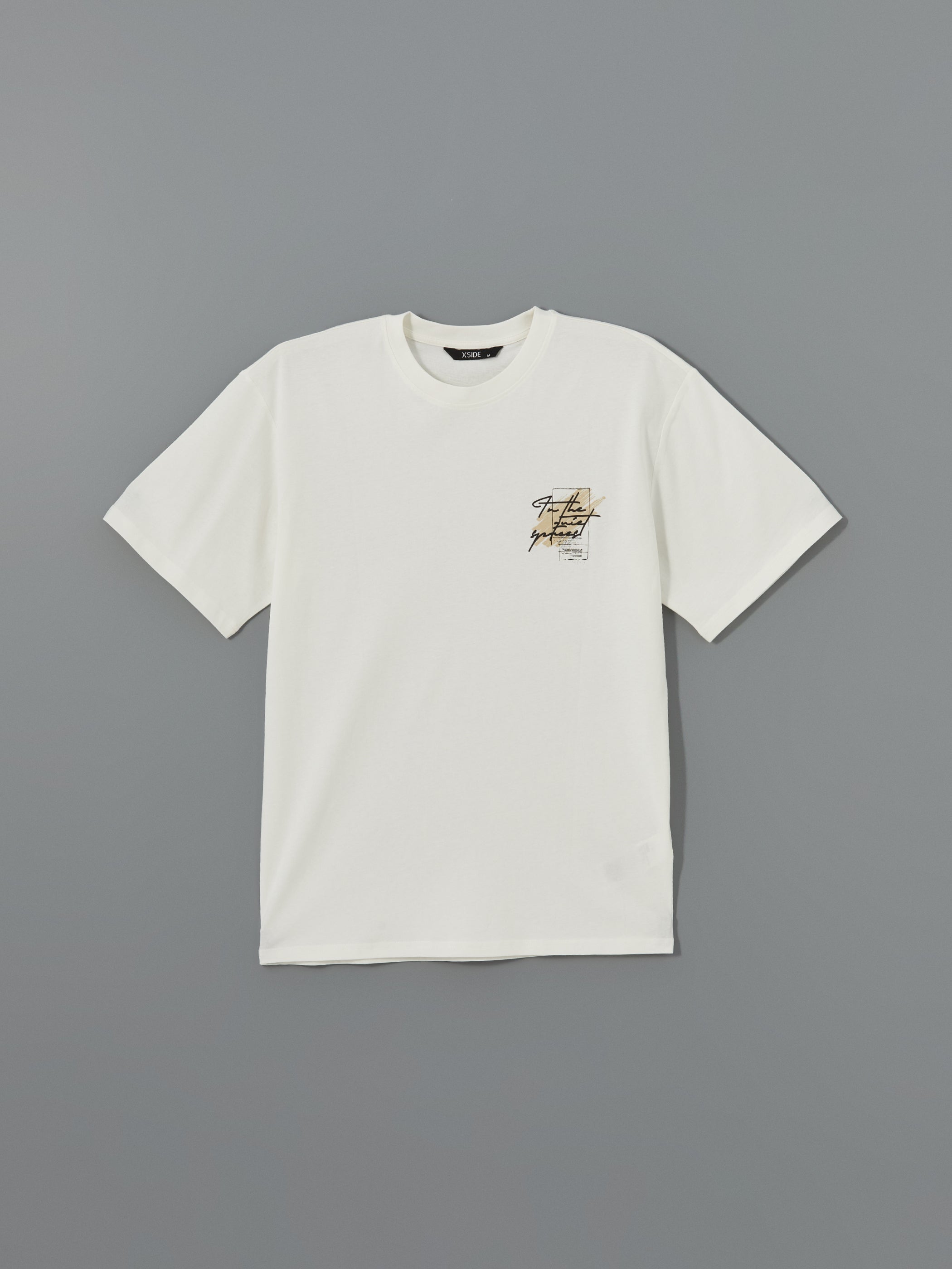 Xside- Crew Neck Printed Men T-Shirt