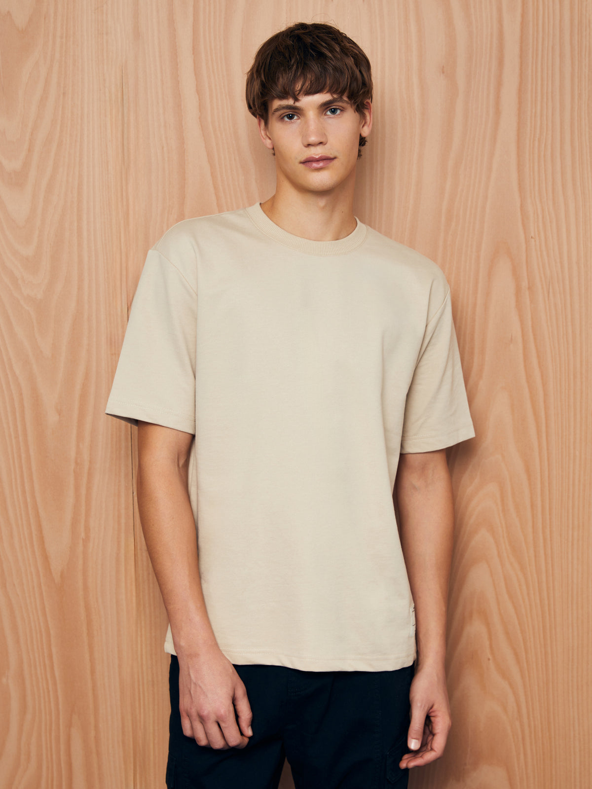 Xside- Crew Neck Short Sleeve Men Sweatshirt