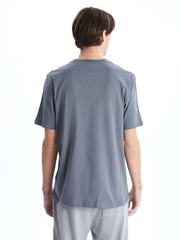 Xside- Crew Neck Short Sleeve Printed Combed Cotton Men T-Shirt