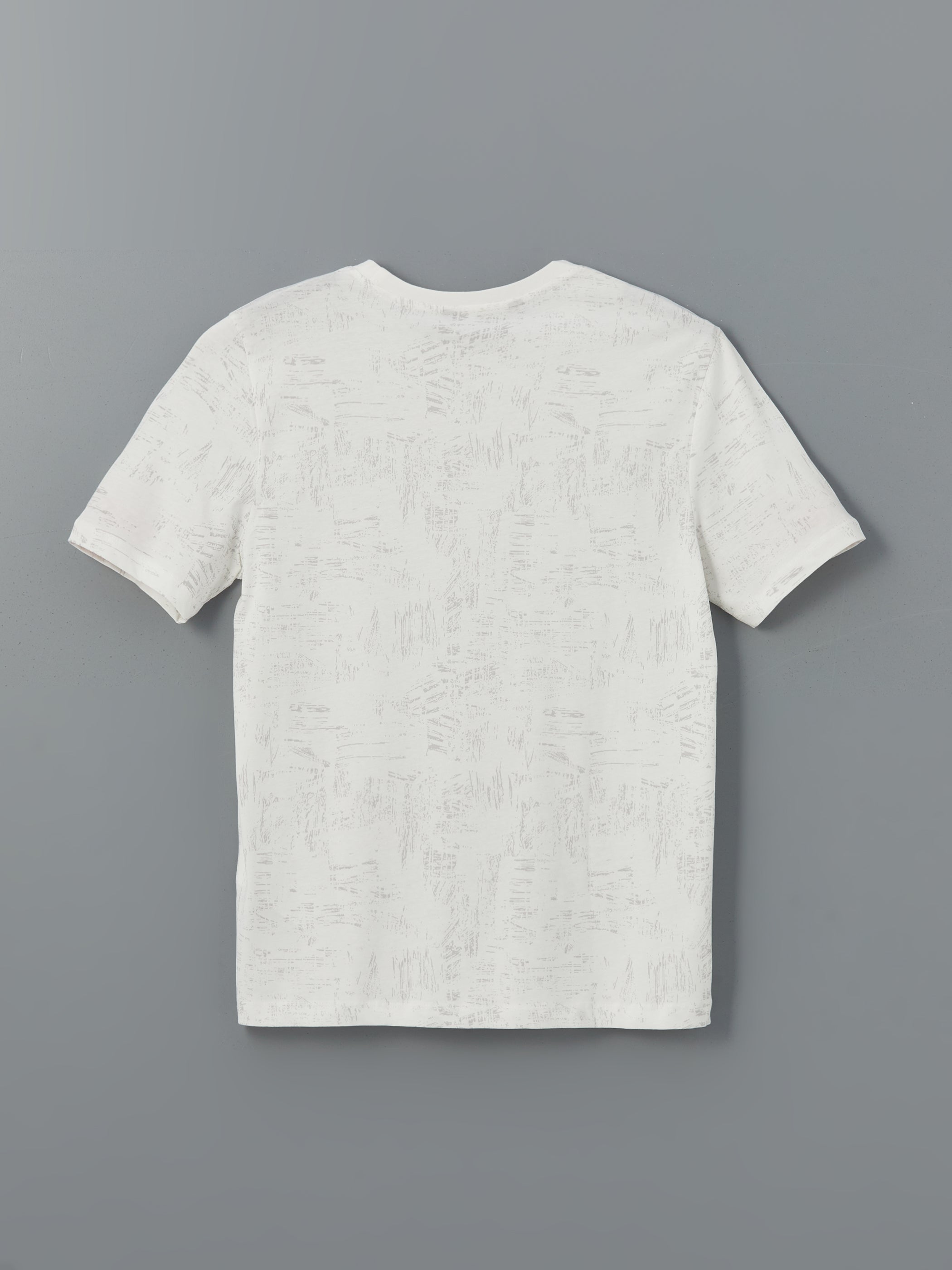 Xside- Crew Neck Short Sleeve Printed Combed Cotton Men T-Shirt