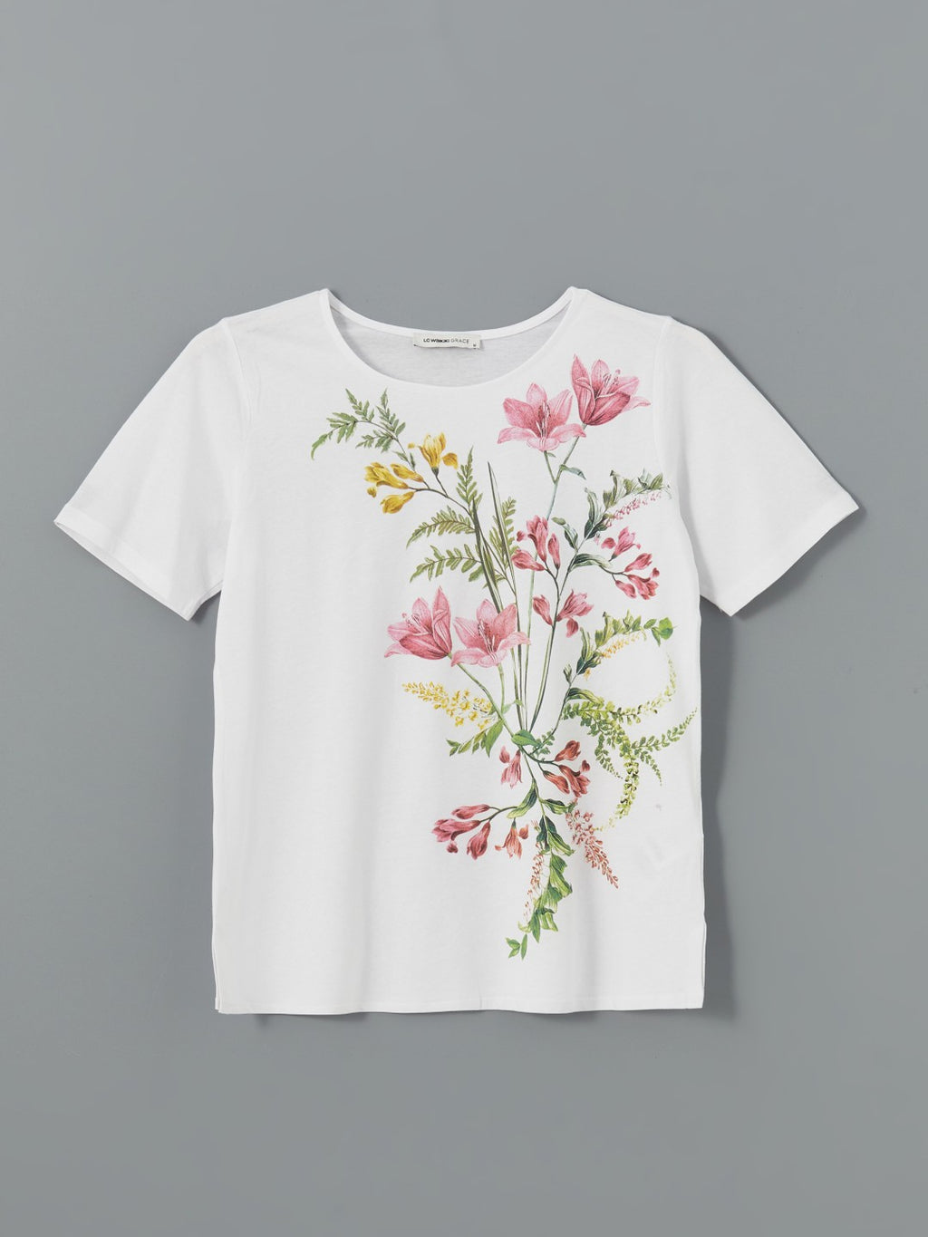 LCW Grace Crew Neck Floral Women T-Shirt