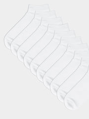 LCW ACCESSORIES Black Men Ankle Socks 10 Pack