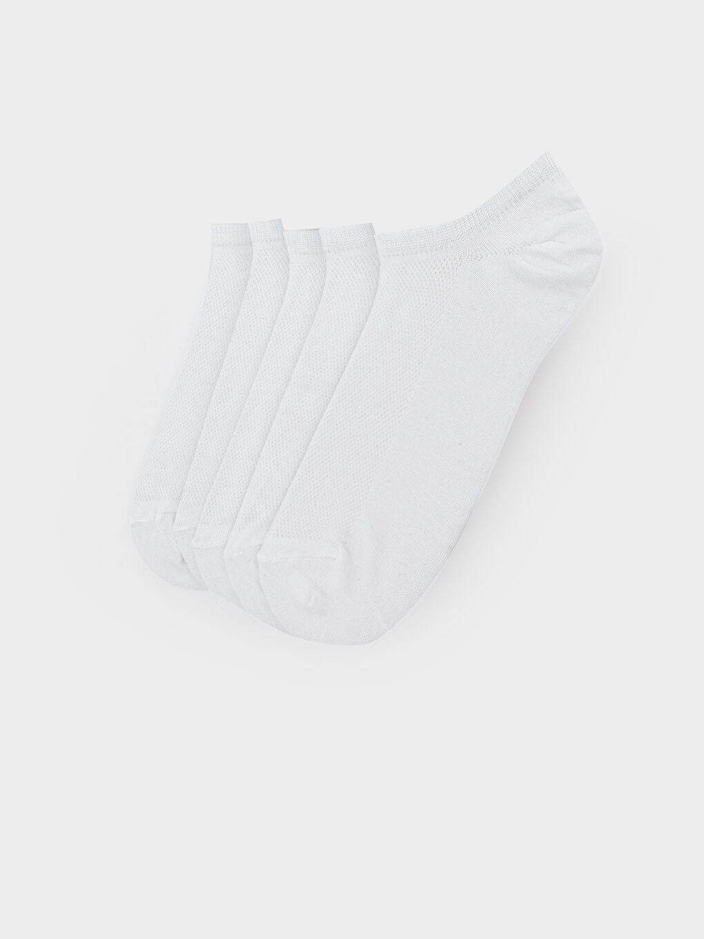 LCW ACCESSORIES White Men Ankle Socks 5-Pack