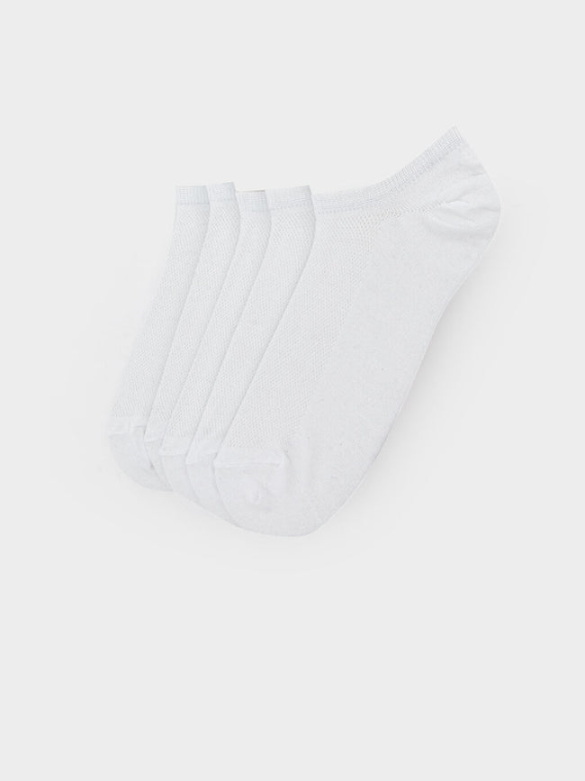 LCW ACCESSORIES White Men Ankle Socks 5-Pack Main Image