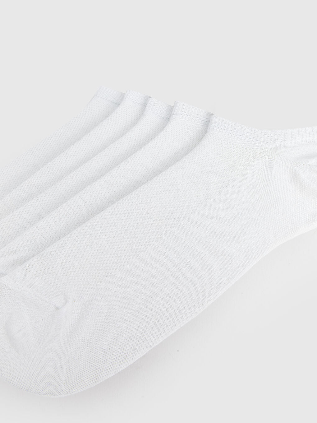 LCW ACCESSORIES White Men Ankle Socks 5-Pack