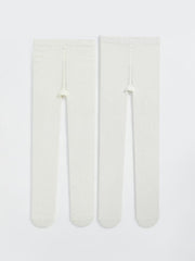 LCW Baby Basic Girls Tights 2-Pack