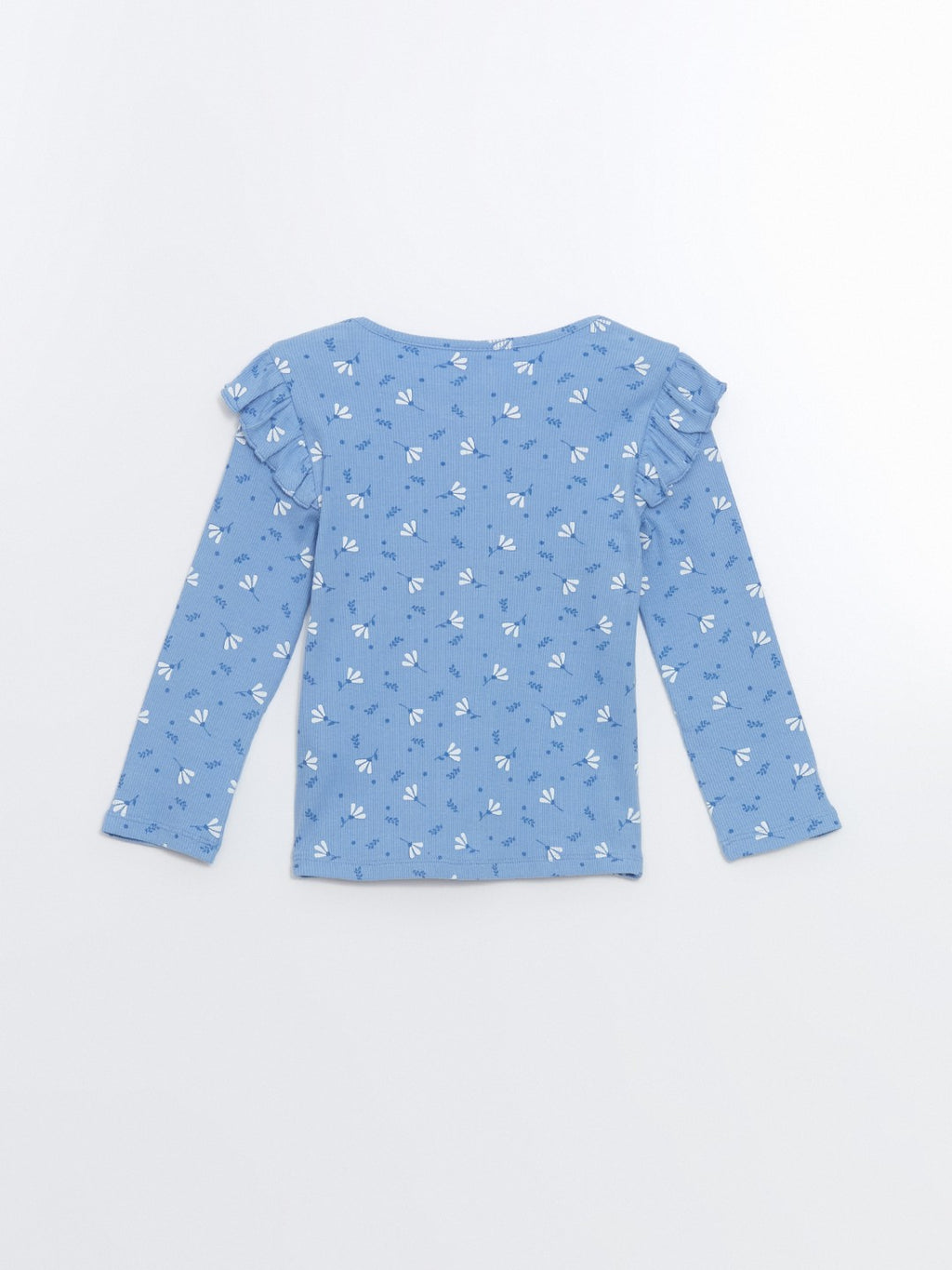 LCW Kids Crew Neck Floral Girl Blouse And Leggings 2-Pack