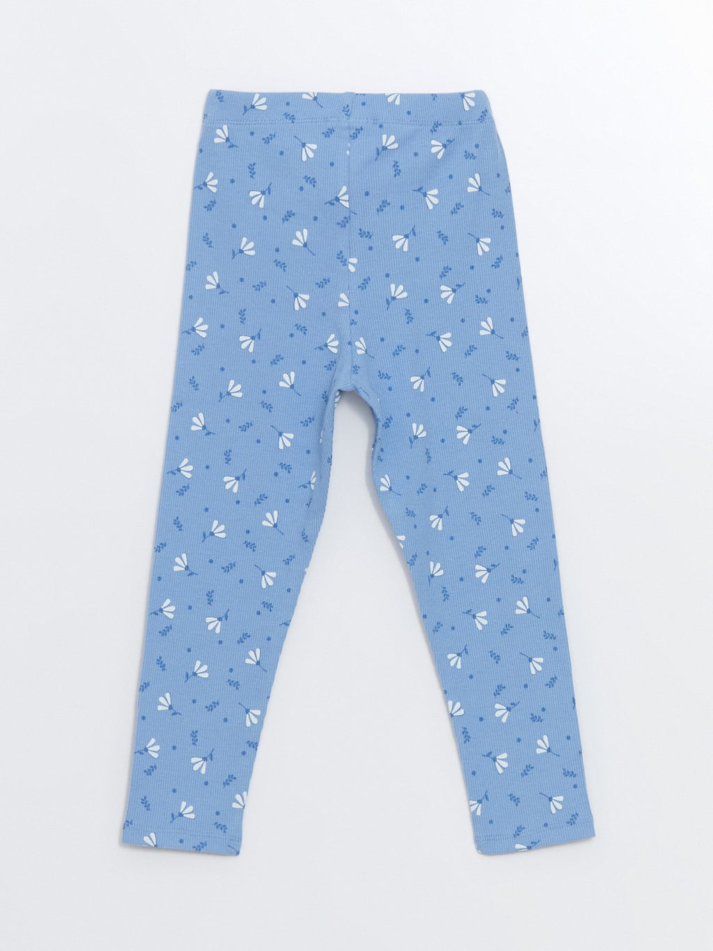 LCW Kids Crew Neck Floral Girl Blouse And Leggings 2-Pack