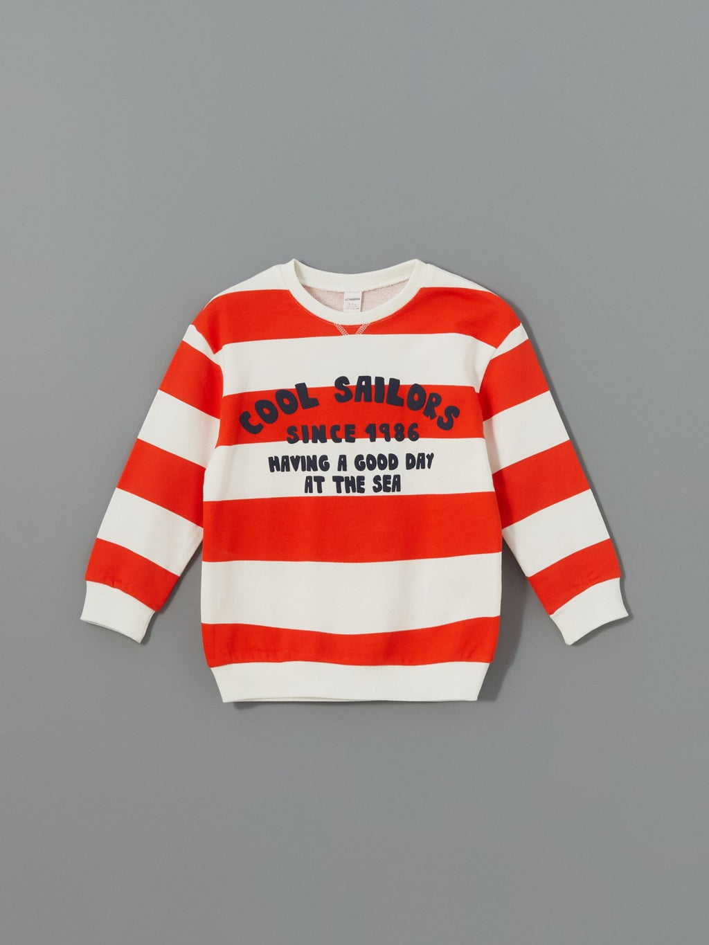 LCW Kids Crew Neck Printed Boy Sweatshirt