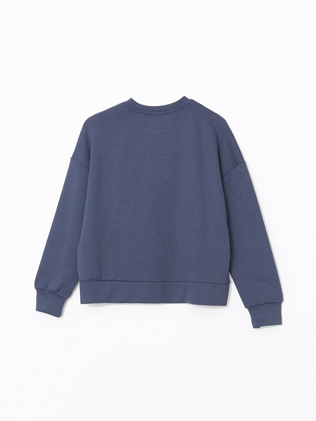 LCW Vision Anthracite Crew Neck Oversize Women Sweatshirt