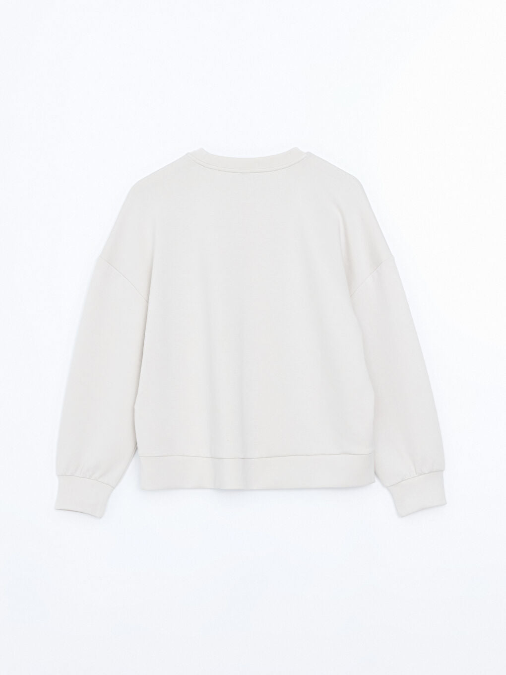 LCW Vision Anthracite Crew Neck Oversize Women Sweatshirt
