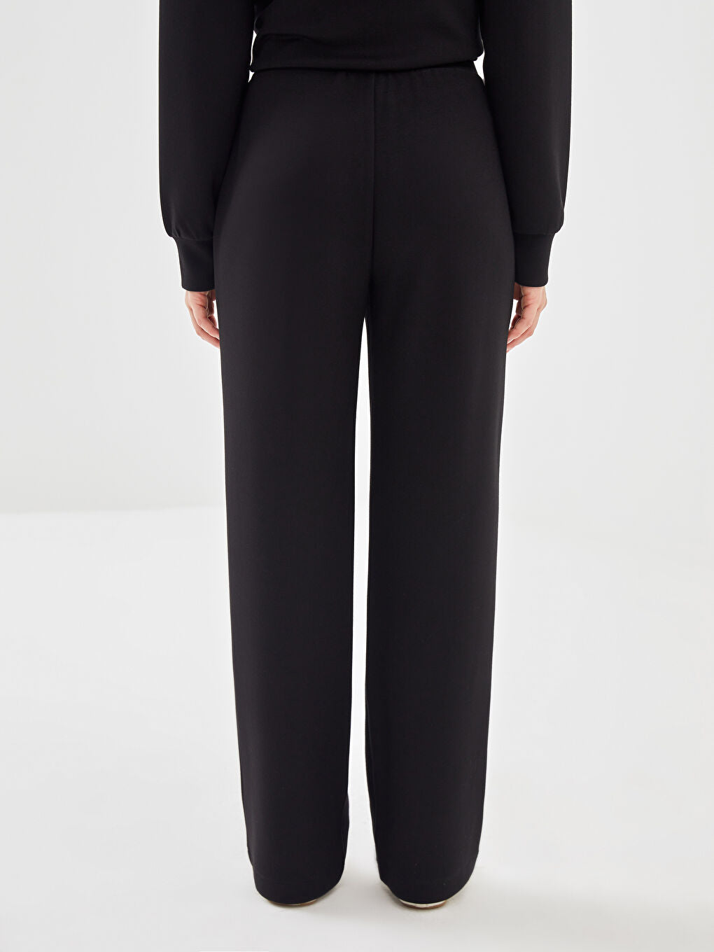 LCW Vision Anthracite Elastic Waist Women Tracksuit Bottoms