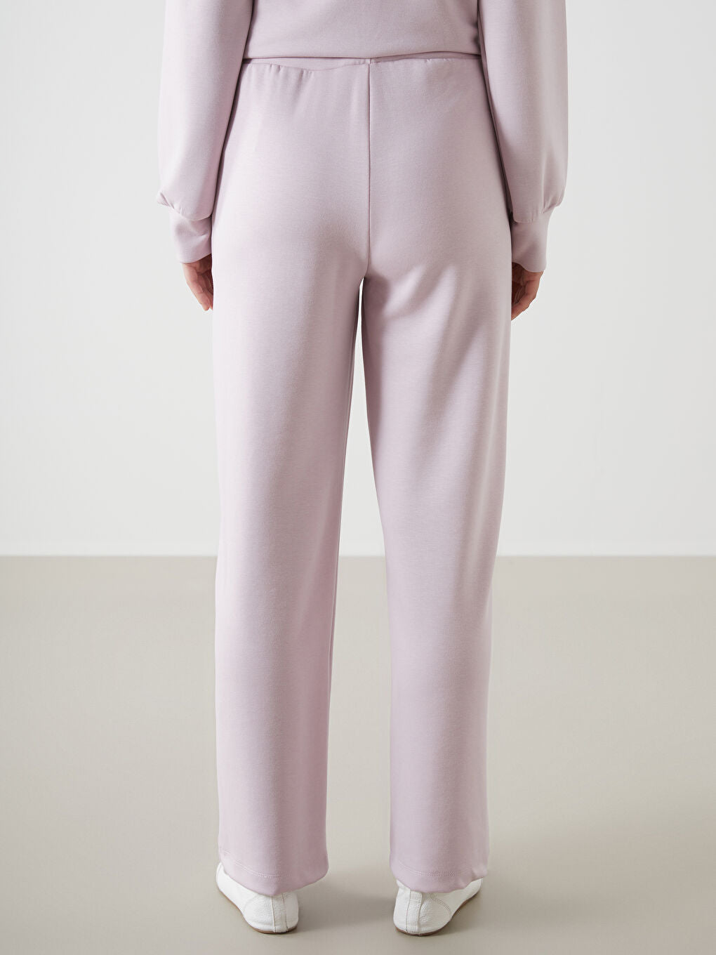 LCW Vision Anthracite Elastic Waist Women Tracksuit Bottoms