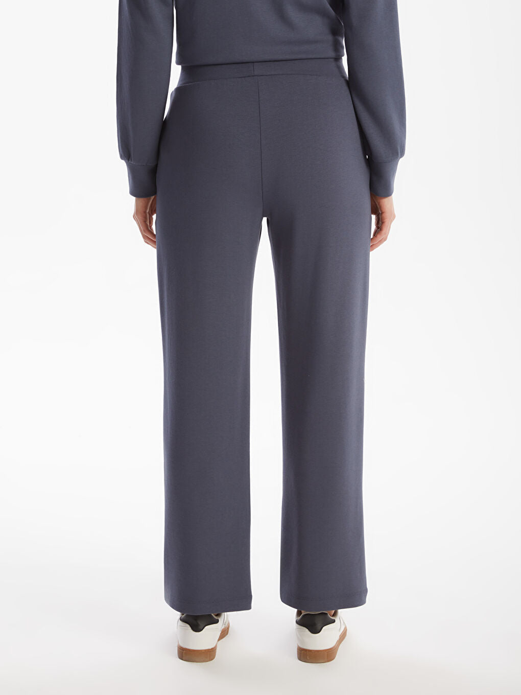 LCW Vision Anthracite Elastic Waist Women Tracksuit Bottoms