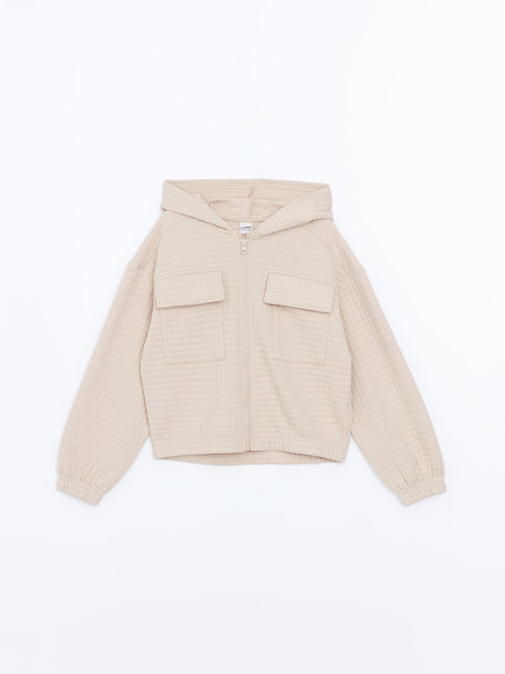 Hooded Girls Zippered Sweatshirt