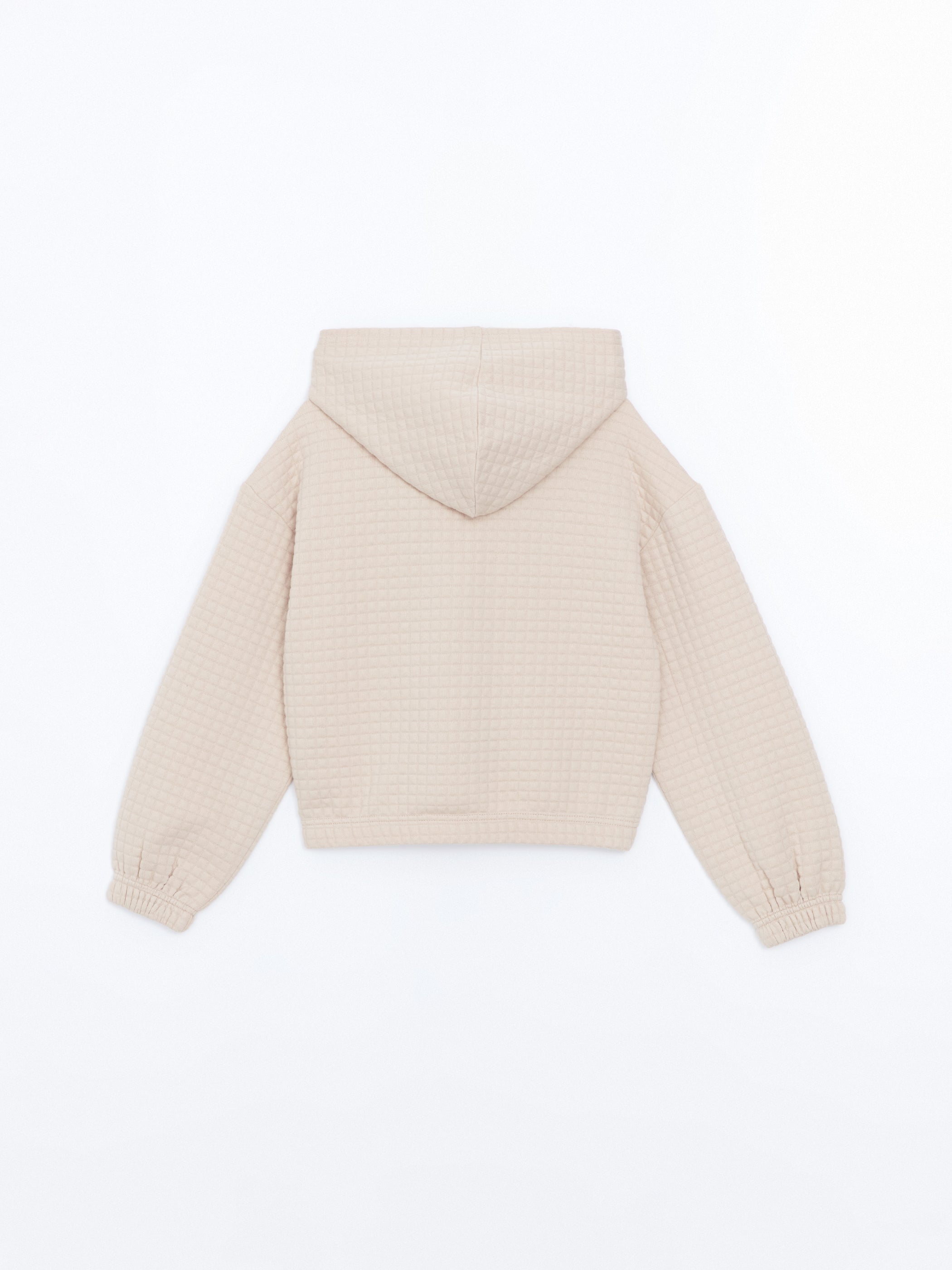 Hooded Girls Zippered Sweatshirt