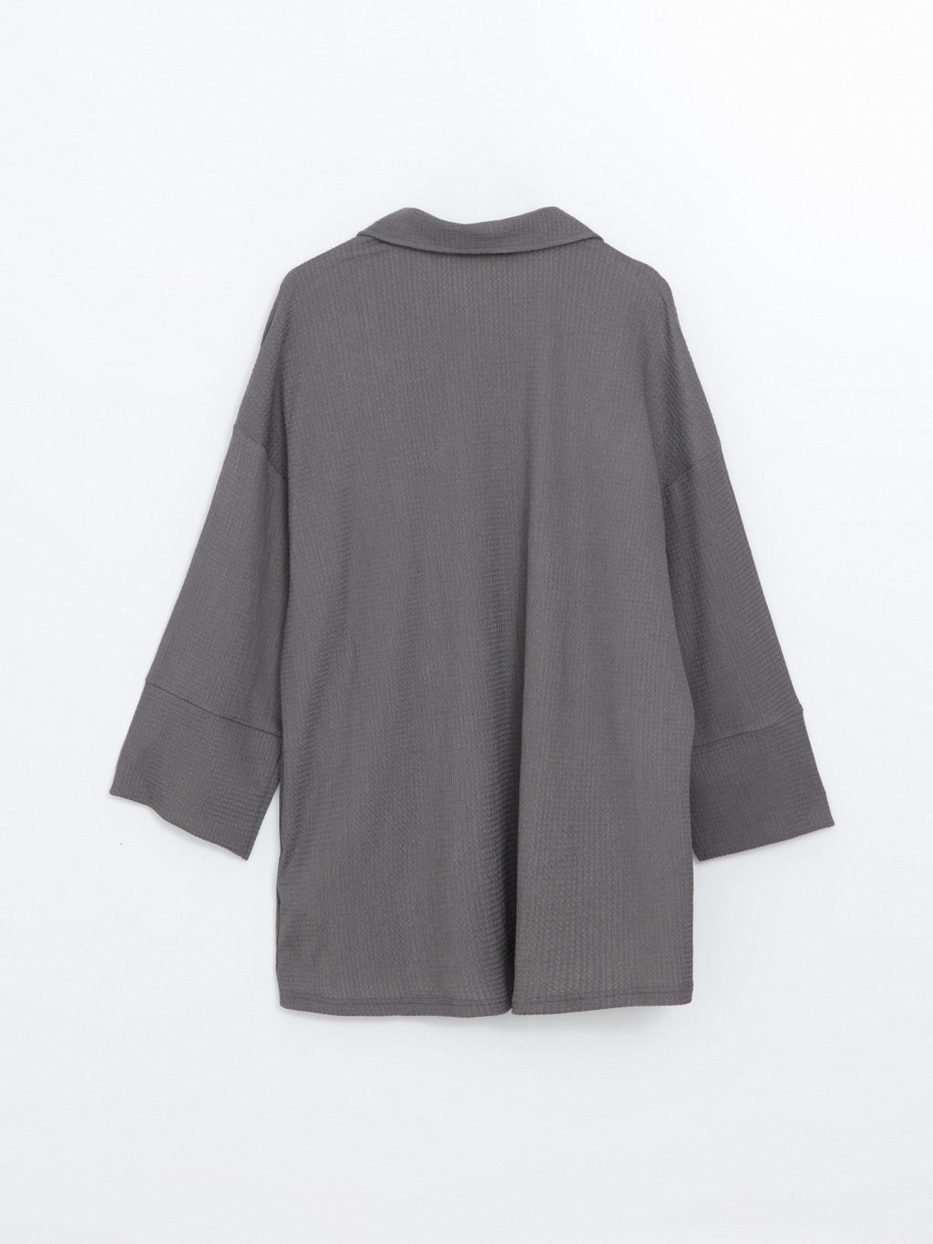 LCW Modest Textured Oversize Women Shirt Tunic