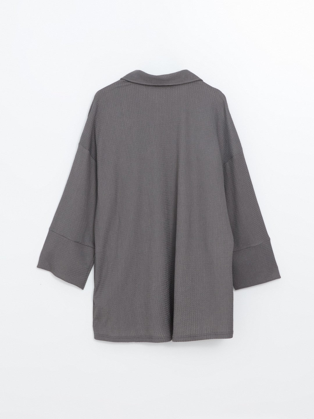 LCW Modest Textured Oversize Women Shirt Tunic