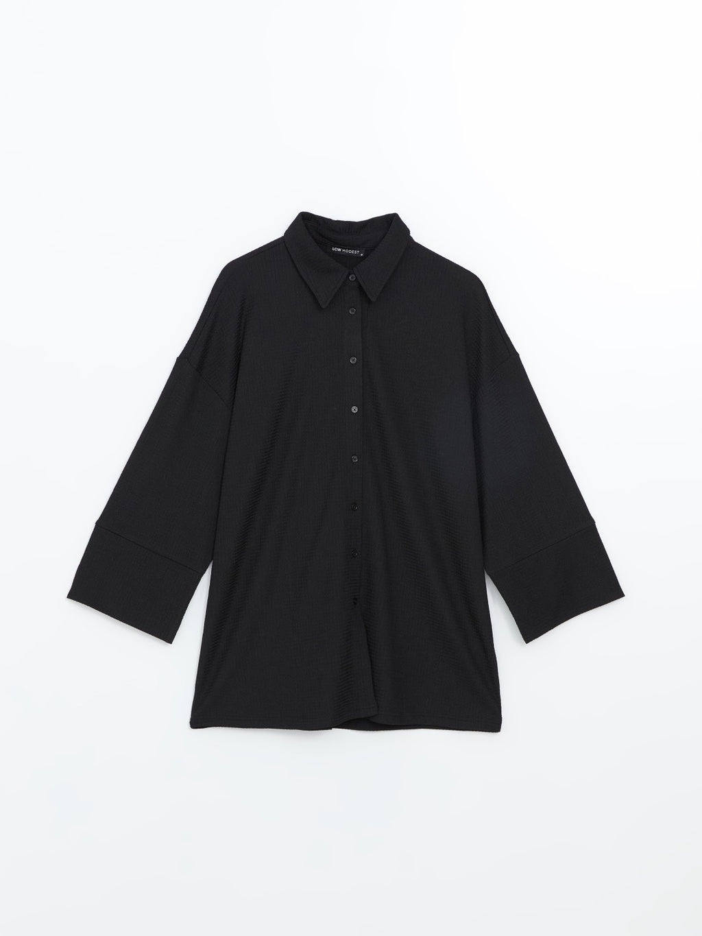 LCW Modest Textured Oversize Women Shirt Tunic