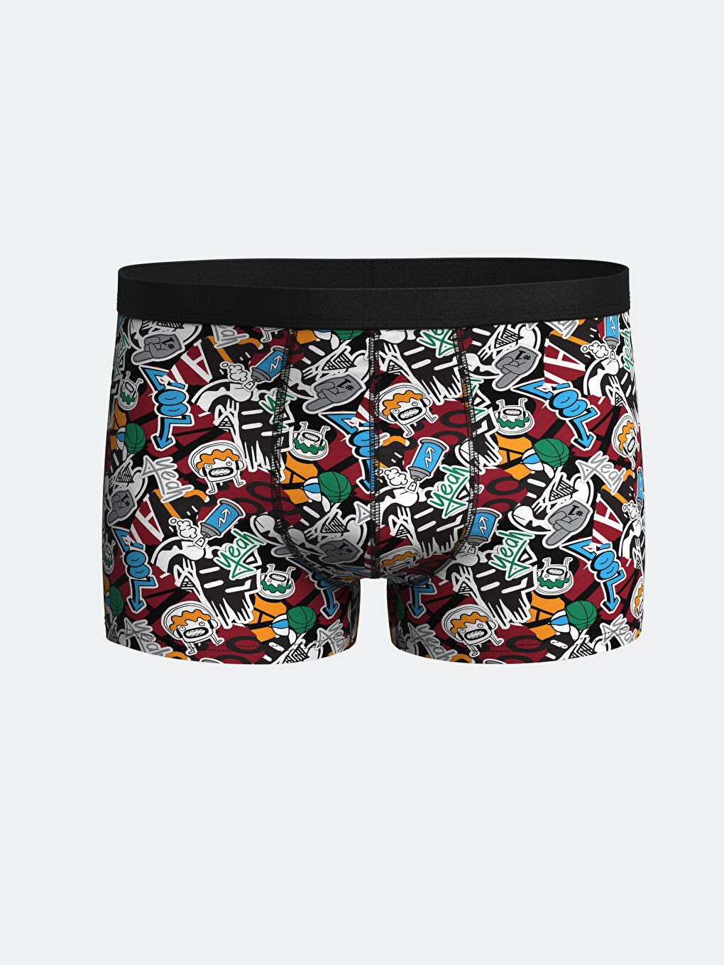 LC WAIKIKI Black Standard Fit Cotton Flexible Men Boxer 3-Pack