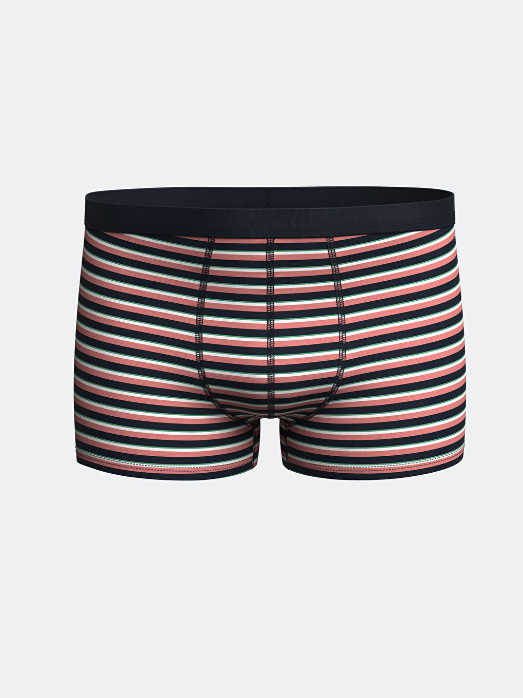 LC WAIKIKI Coral Standard Pattern Cotton Flexible Men Boxer 3-Pack