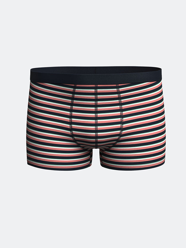 LC WAIKIKI Coral Standard Pattern Cotton Flexible Men Boxer 3-Pack Main Image