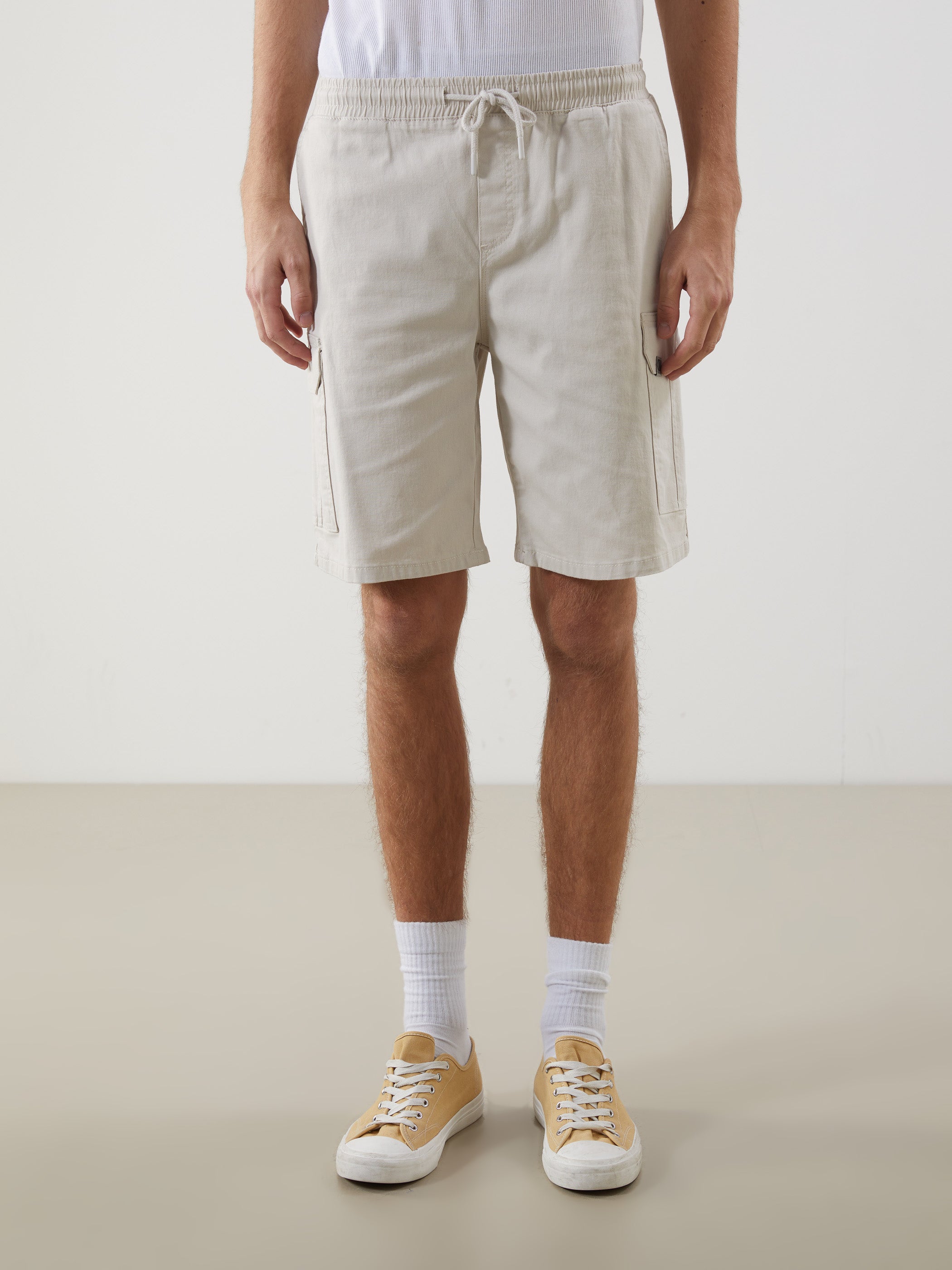 Xside- Standard Fit Gabardine Men Cargo Shorts