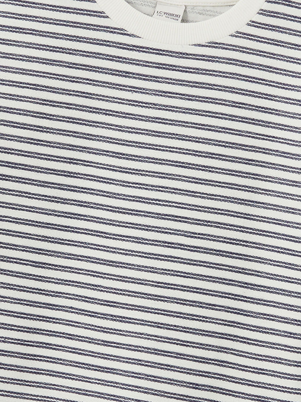 LCW Kids Navy Blue Crew Neck Boy T-Shirt