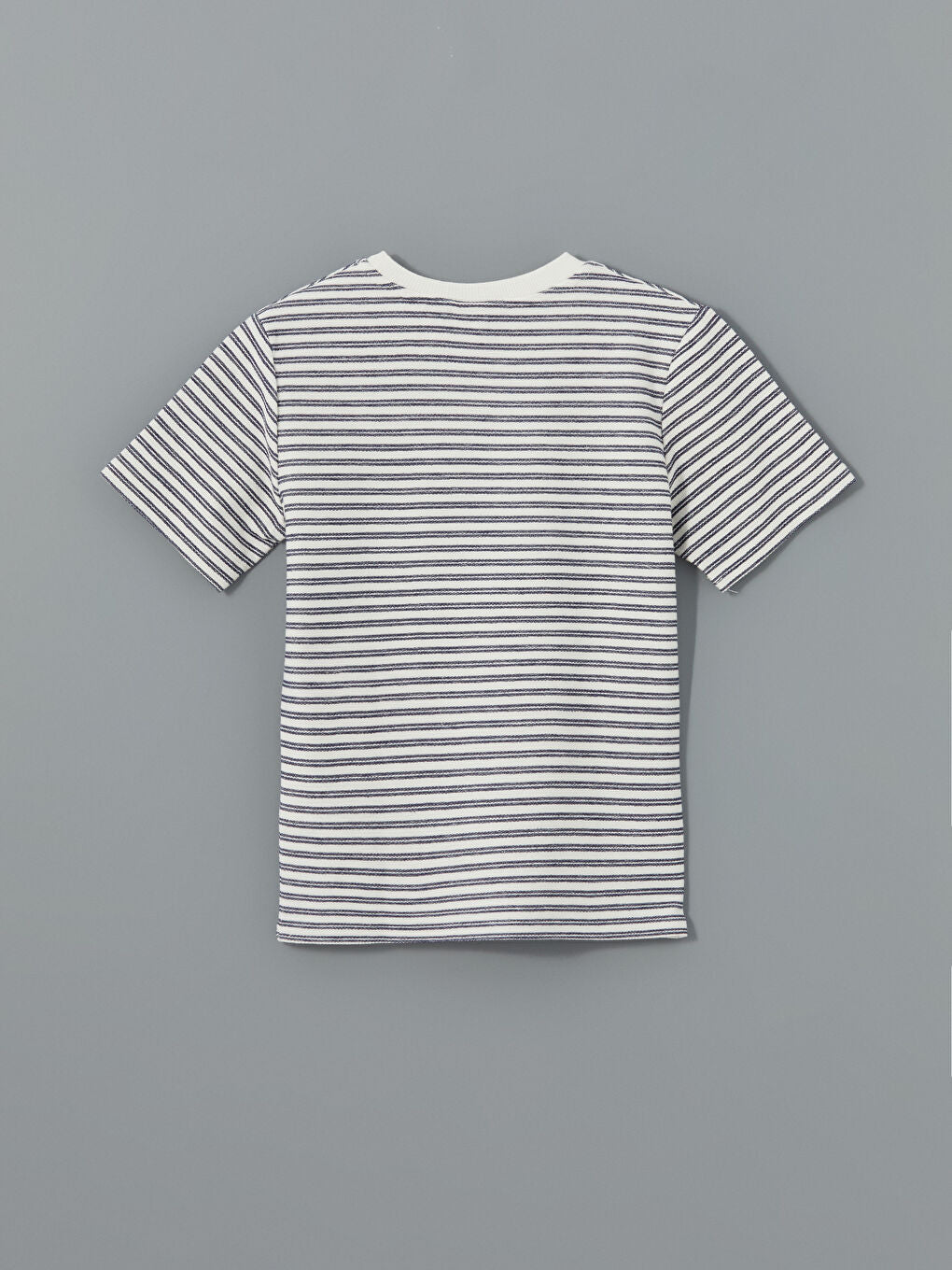 LCW Kids Navy Blue Crew Neck Boy T-Shirt