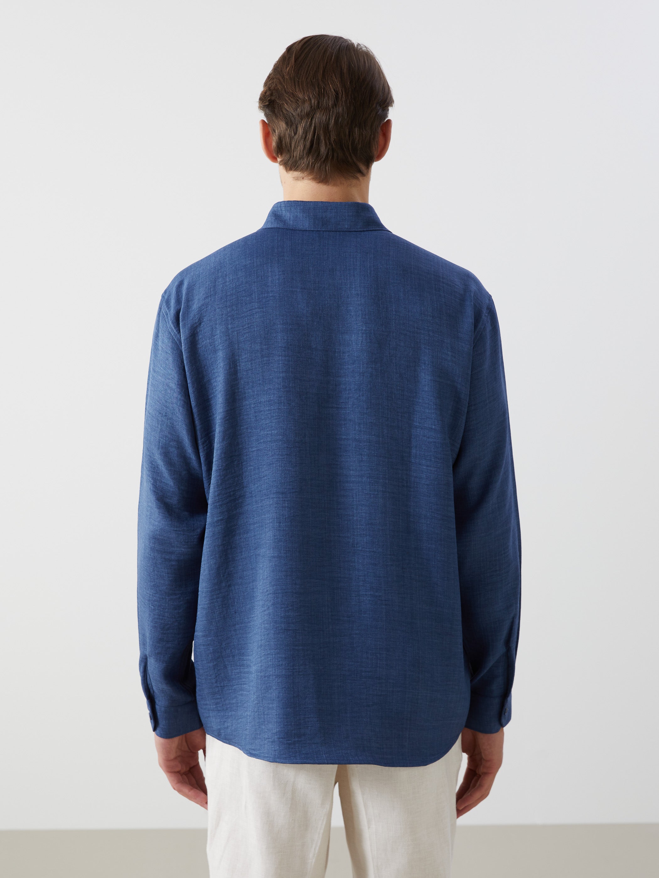 Regular Fit Long Sleeve Men Shirt
