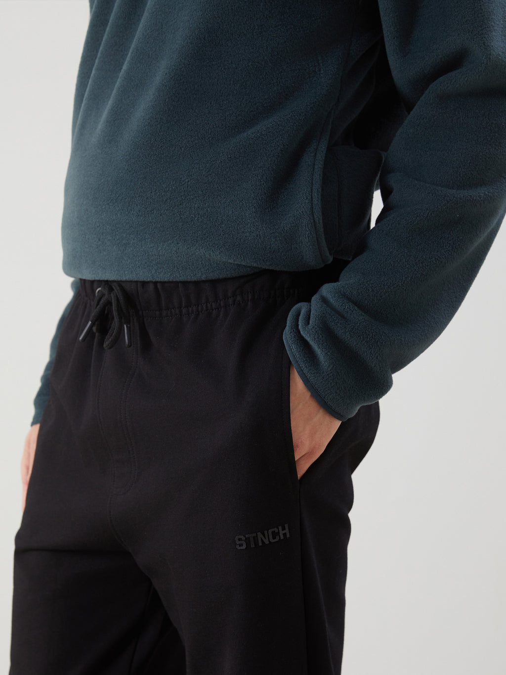 Xside- Blue Standard Fit Men Jogger Sweatpants