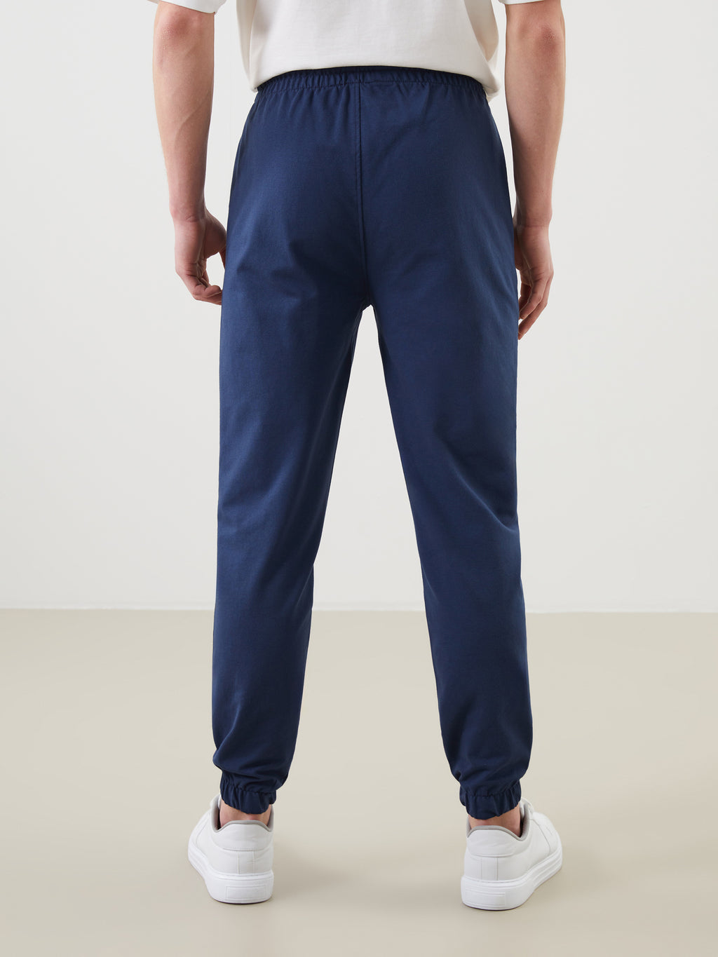 Xside- Blue Standard Fit Men Jogger Sweatpants
