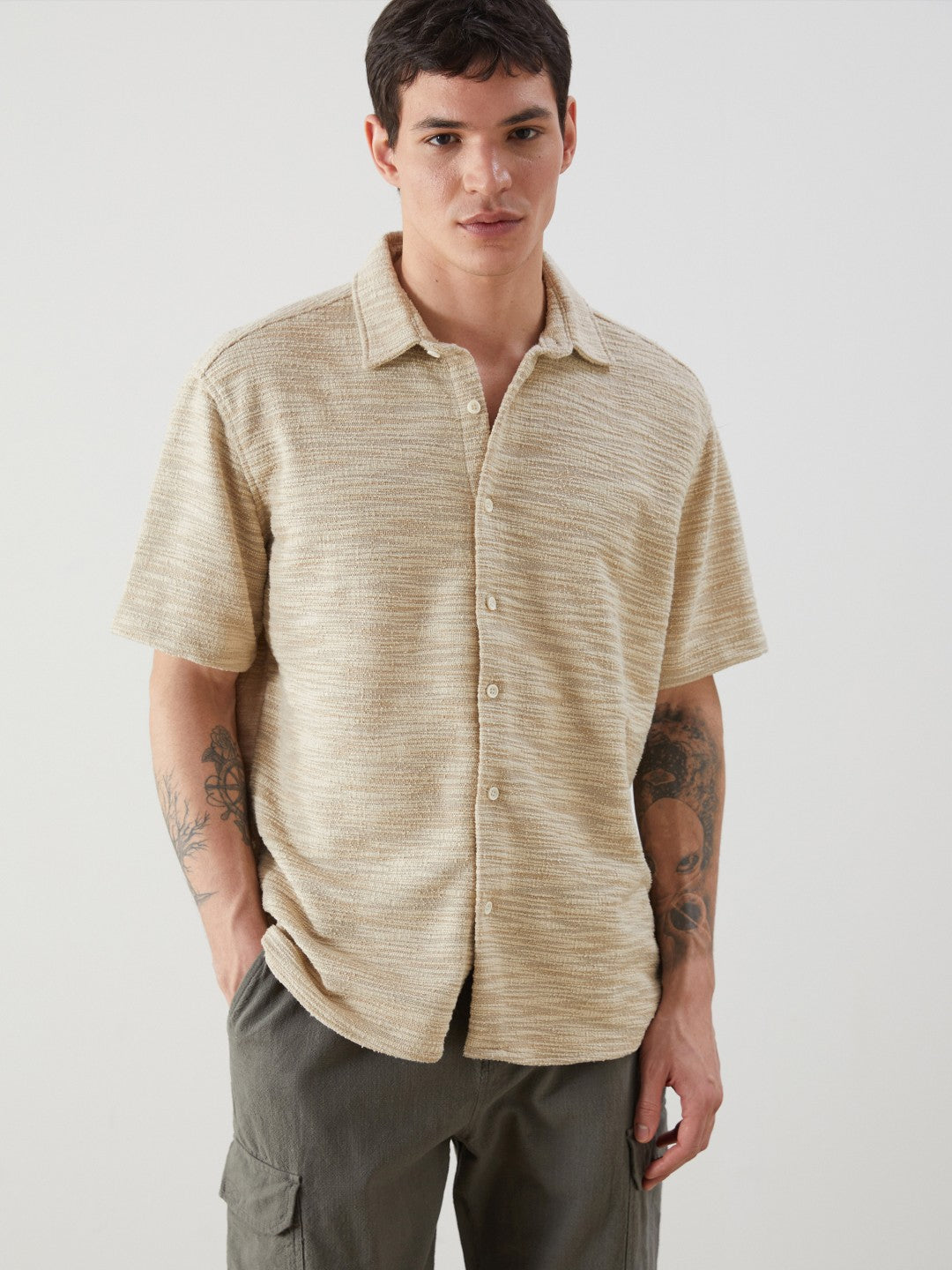 Xside Regular Fit Short Sleeve Men Shirt