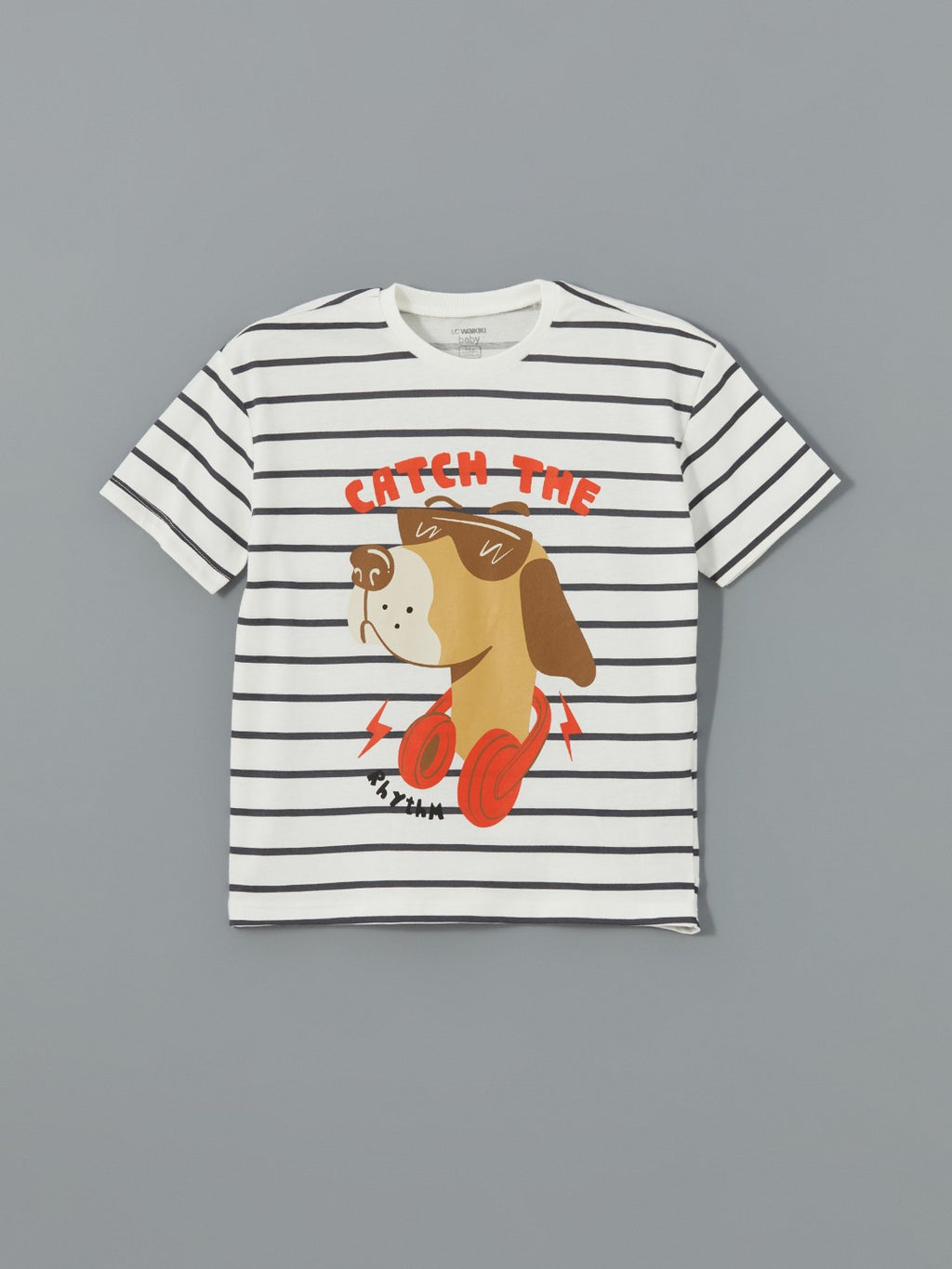 LCW Kids Crew Neck Printed Boy T-Shirt And Shorts 2-Pack