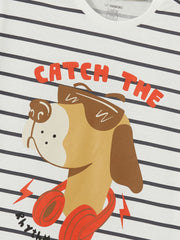 LCW Kids Crew Neck Printed Boy T-Shirt And Shorts 2-Pack