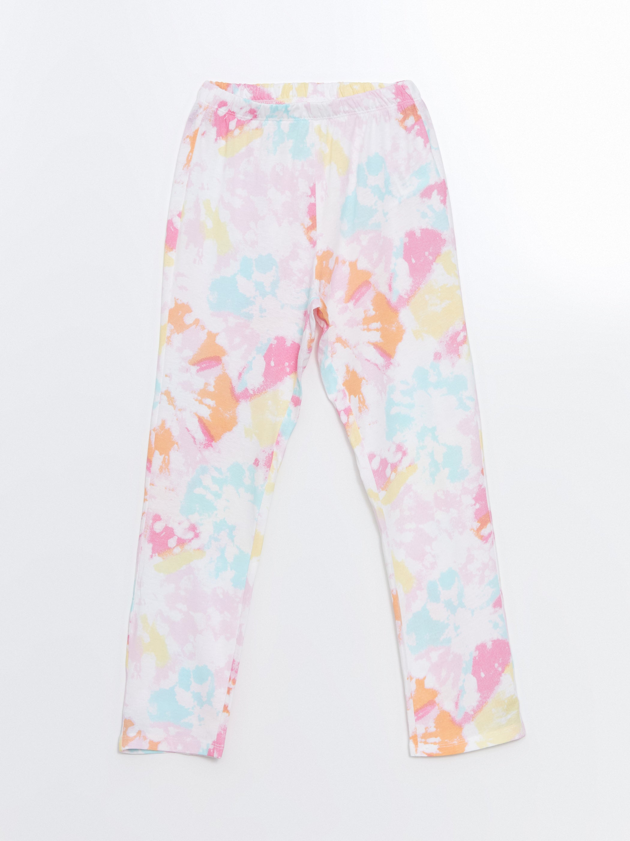 Crew Neck Minnie Mouse Printed Girls Pajama Set