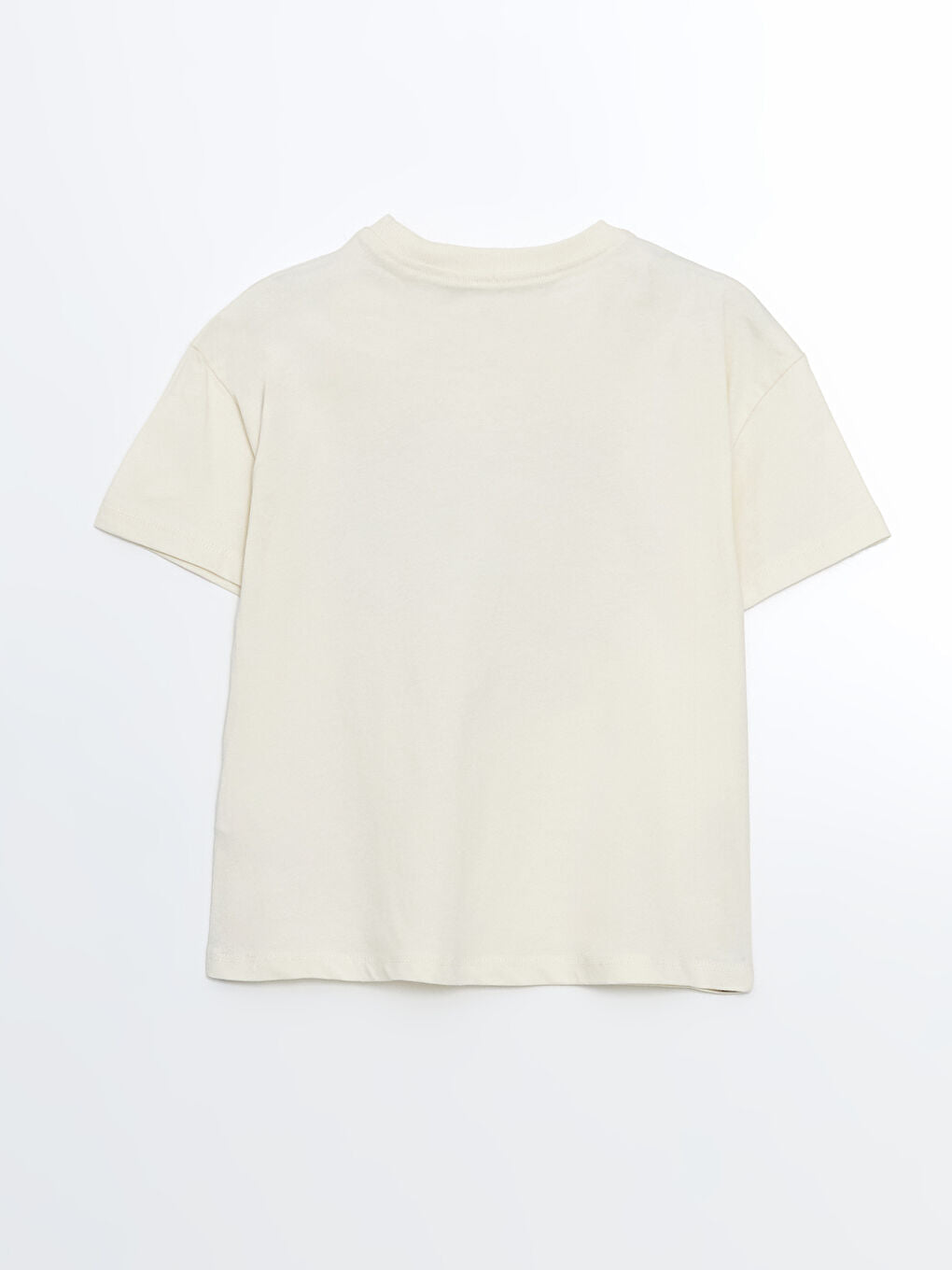 LCW Kids Beige Crew Neck Long Sleeve Printed Boy T-Shirt 2-Pack