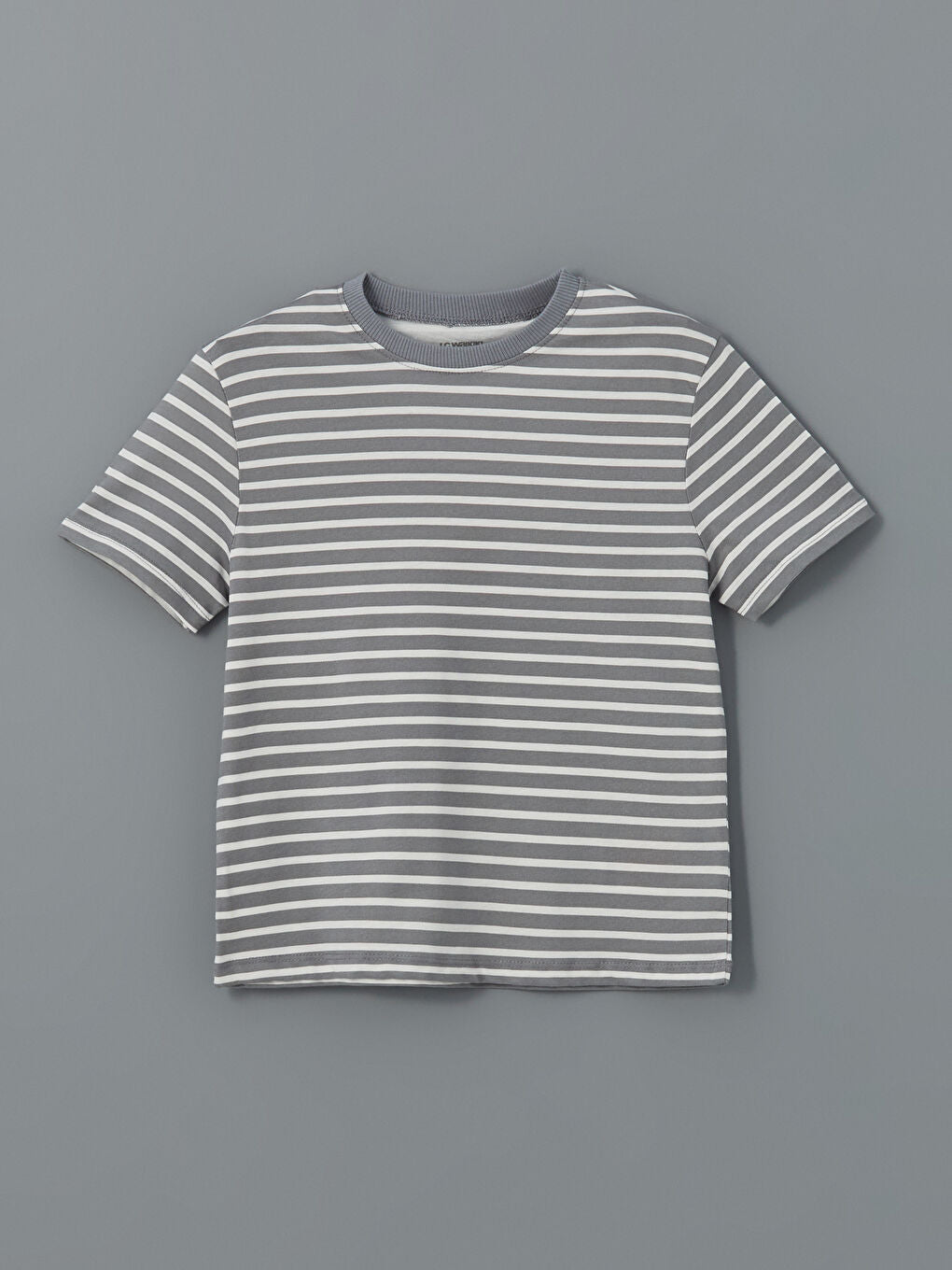 LCW Kids Ecru Crew Neck Printed Boys T-Shirt 3-Pack