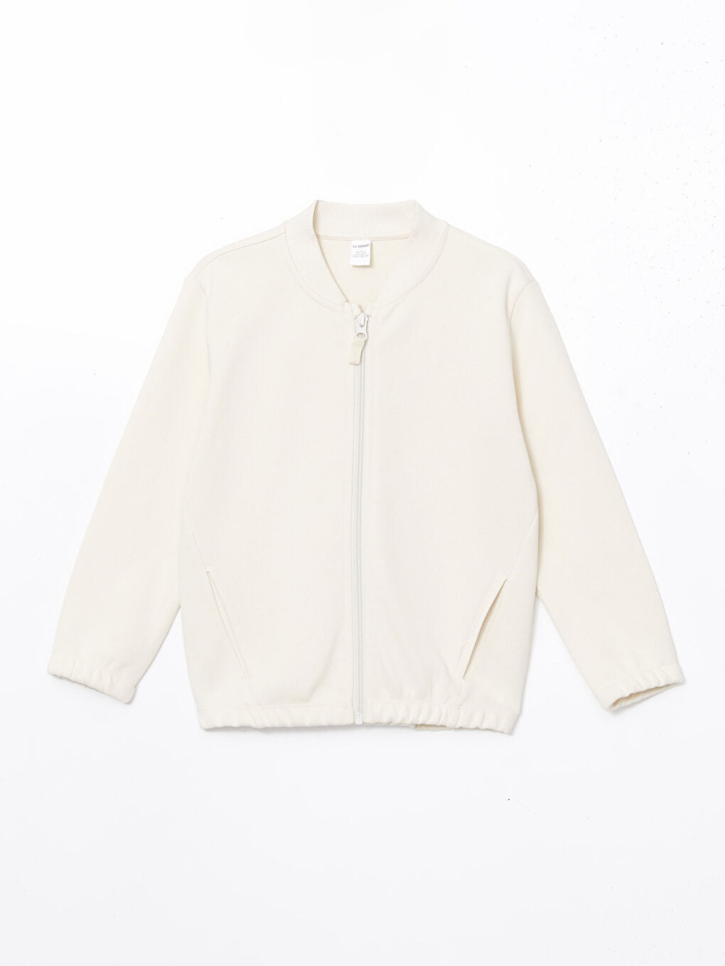 LCW Kids Blue Basic Boy Zippered Sweatshirt