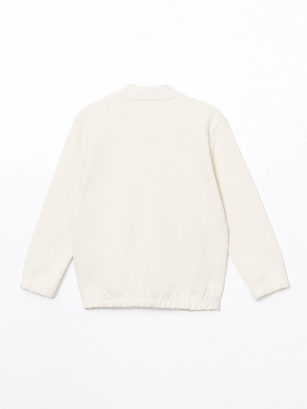 LCW Kids Blue Basic Boy Zippered Sweatshirt